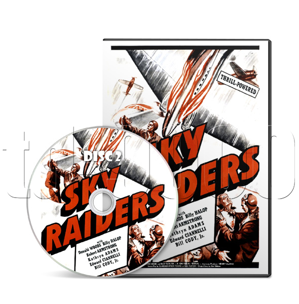 Sky Raiders (1941) 12 Chapter Universal Movie Serial Cliffhanger (2 x DVD)