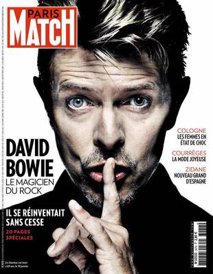 MATCH PARIS Magazine 14 January 2016  DAVID BOWIE Courreges Zidane NEW
