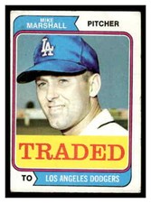 1974 Topps #73T Mike G. Marshall (Low Grade) Traded