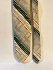 Wemlon By Wembley Vintage Tie Striped Shiny Polyester