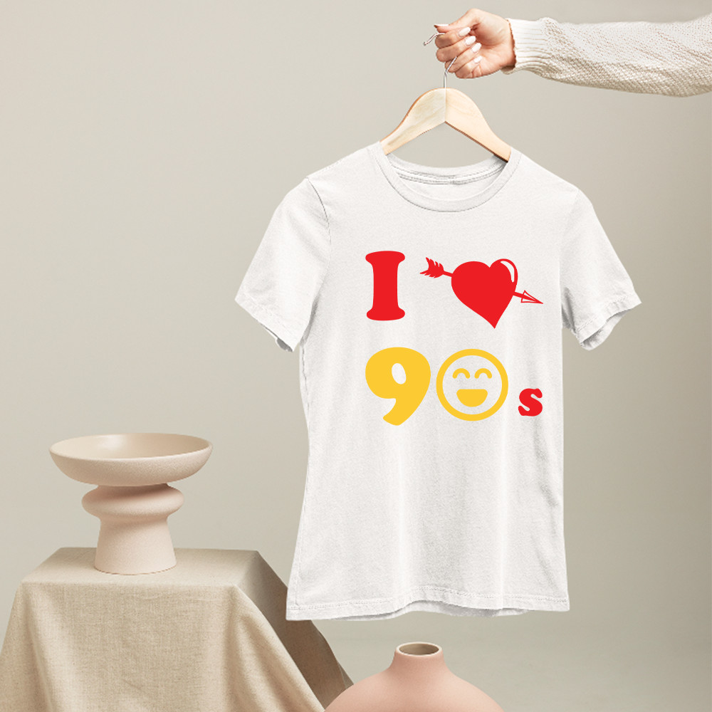 I Love 90s Camiseta Disfraz Despedida de Soltera Disco Club Festival Events Lema