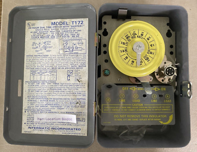 Intermatic T172 24-Hour Dial Time Switch w/ Skipper