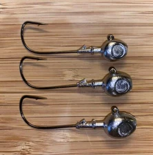 10 WALLEYE JIG HEADS T&A JIGS  3/8oz  1/2oz  5/8oz COLOR CHOICE BASS TROUT