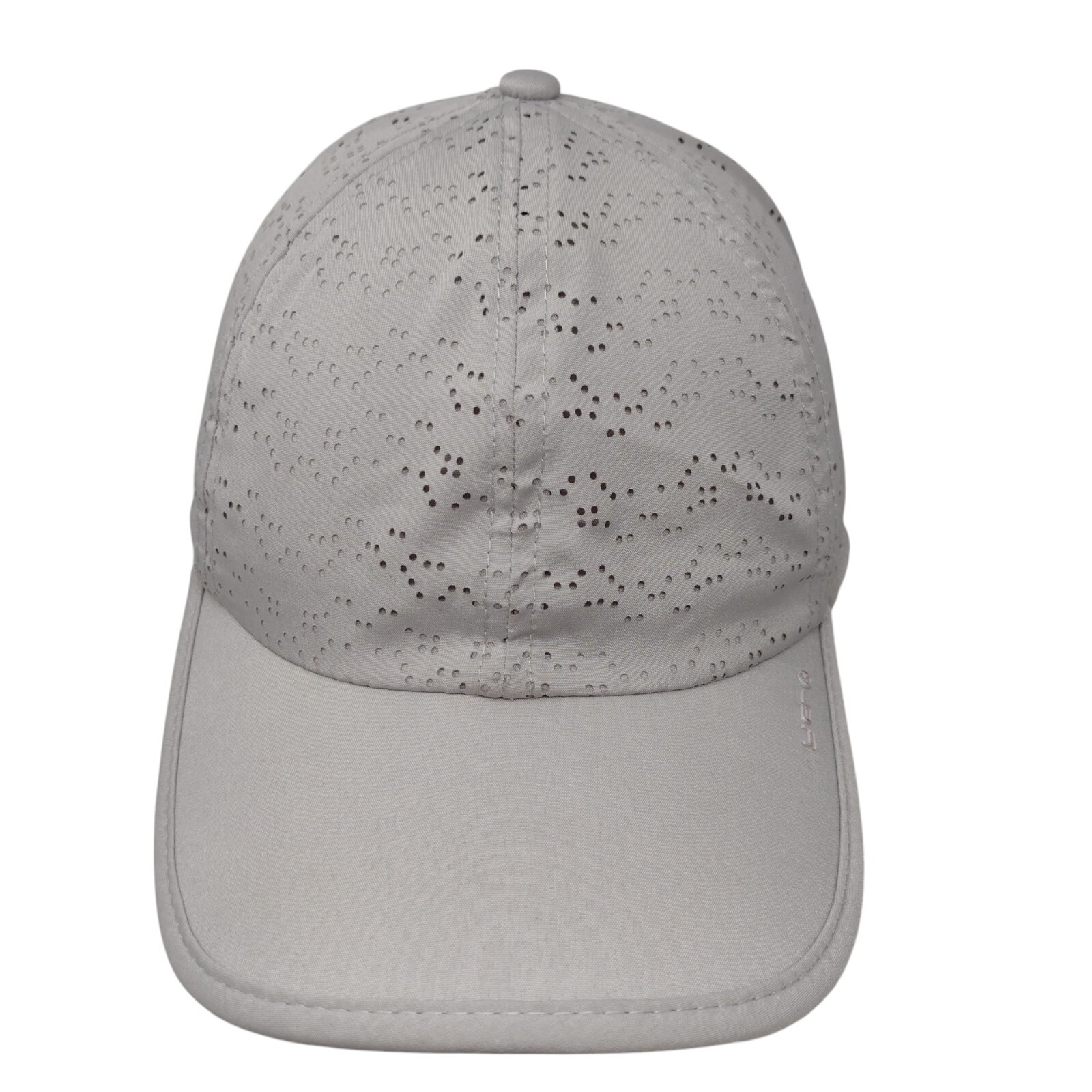 Layer Strapback Hat Gray OSFA Adjustable Laser Cu… - image 1