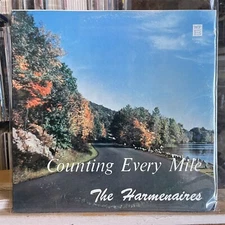 [GOSPEL/FOLK]~EXC LP~The HARMENAIRES QUARTET~Counting Every Mile~[1968~WFB]