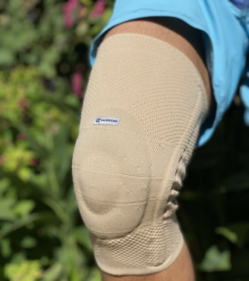 Bauerfeind GenuTrain Size 3 Knee Joint Brace Patella Support Bandage Sleeve ACL