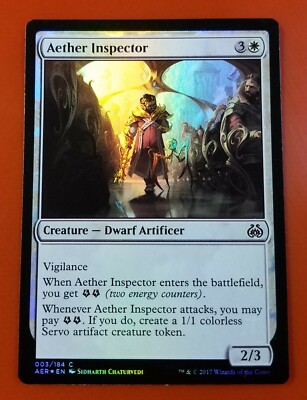 1x Aether Inspector | FOIL | Aether Revolt | MTG Magic Cards | eBay 1x Aether Inspector | FOIL | Aether Revolt | MTG Magic Cards | eBay