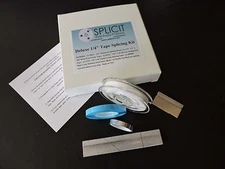 REEL TO REEL Deluxe 1/4" Splicing Kit with leader   WWW.SPLICIT.COM...