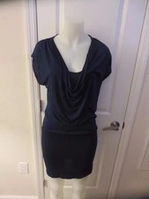 WOMENS ALICE & OLIVIA NAVY BLUE DRESS SIZE S/P