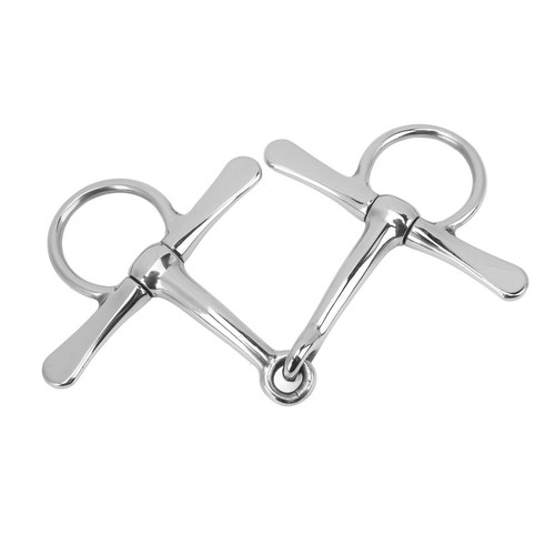 125mm Full Cheek Horse Snaffle Stainless Steel Horse Mouth Bit Garden Hot - Picture 8 of 12