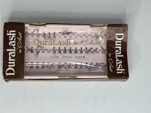 Vintage Pink Box Ardell Duralash Flare Short schwarz Hollywood schneller kostenloser Versand!