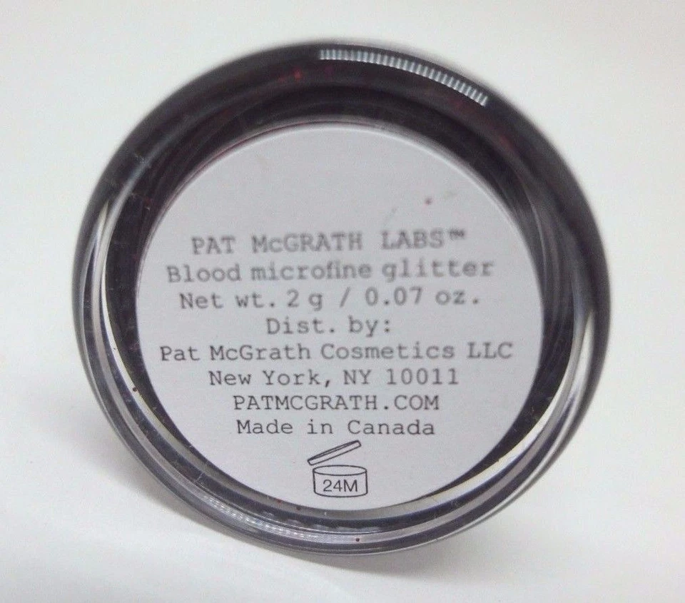 Pat McGrath Labs BLOOD Microfine Glitter from Lust Collection 0.07 oz 2 g SEALED - Image 3 of 3