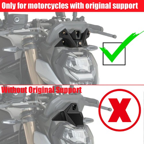 Clear Front Windscreen Windshield Fly Screen For BMW S1000R Sport K63 2021-2024 - Picture 2 of 11
