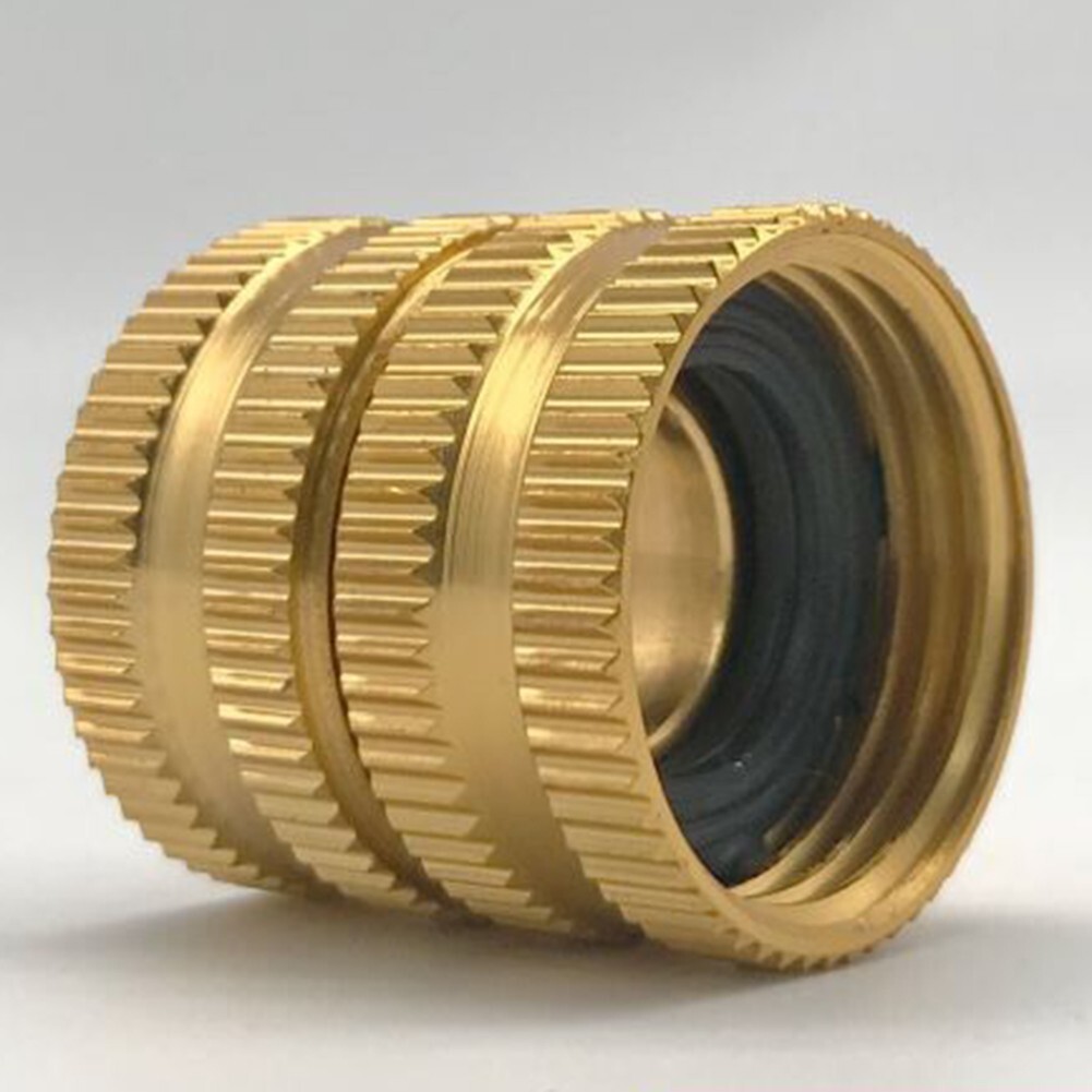 Heavy Duty Solid Brass Garden Hose Extension Connector Female to Female 34Inch eBay