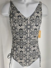 Women's High Coverage One Piece Swimsuit -Kona Sol- NWT