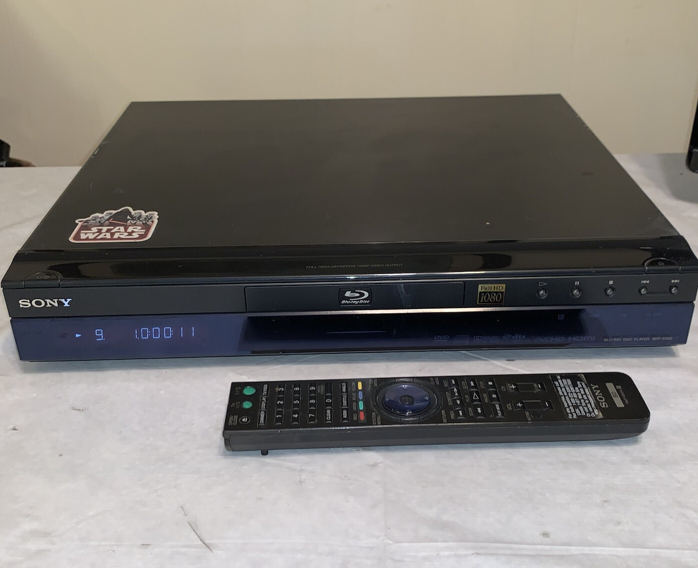 Sony BDPS300 BluRay Player DVD HiFi Stereo HDMI 1080p HD W/ OEM
