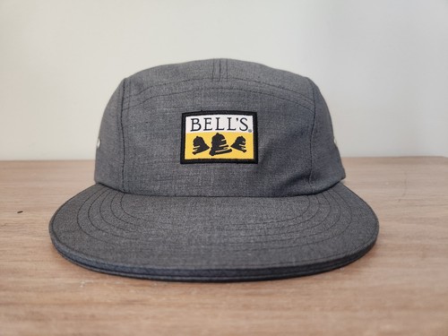 Bells Brewery 5 Panel Camper Hat - Charcoal Grey - One Size Fits All Adjustable
