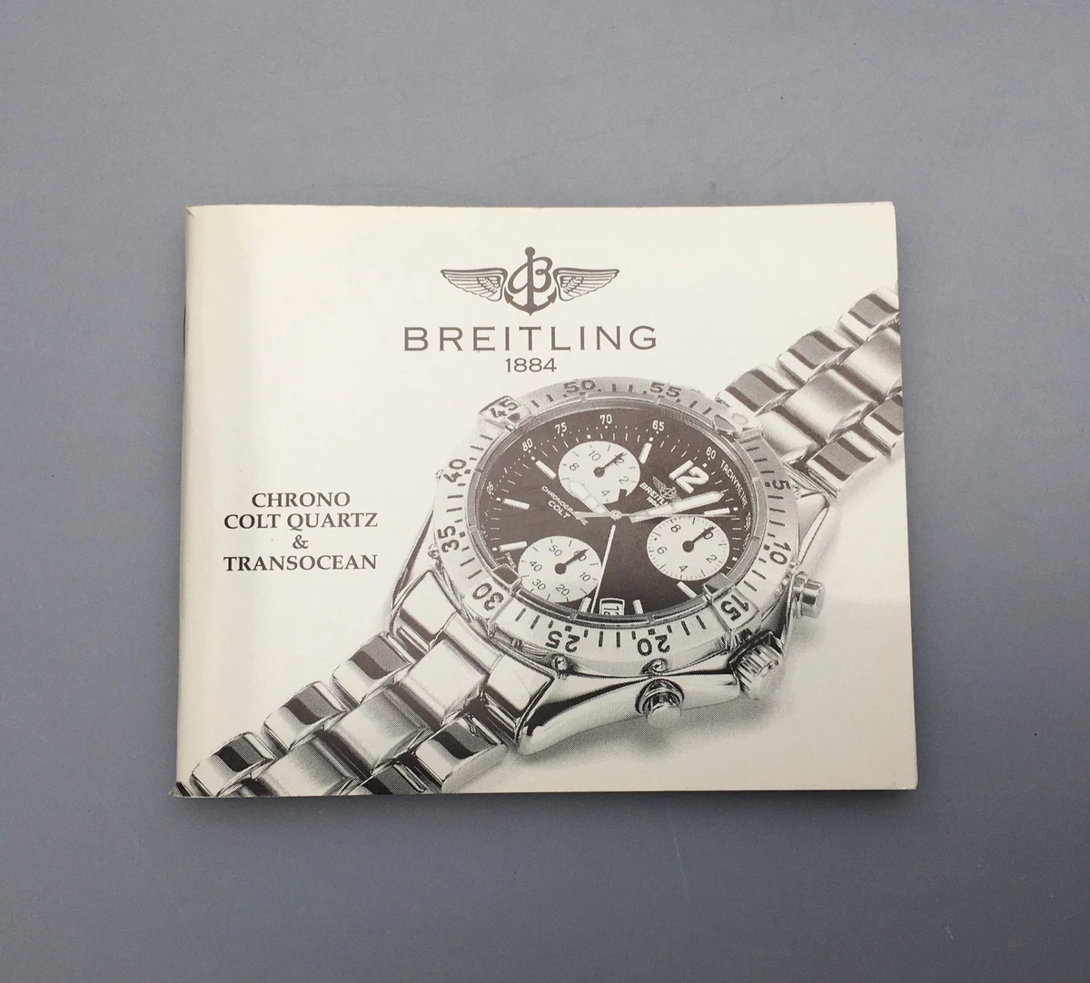 Breitling Transocean Chrono Colt Cuarzo Cronógrafo Instrucciones A53035 Cuarzo