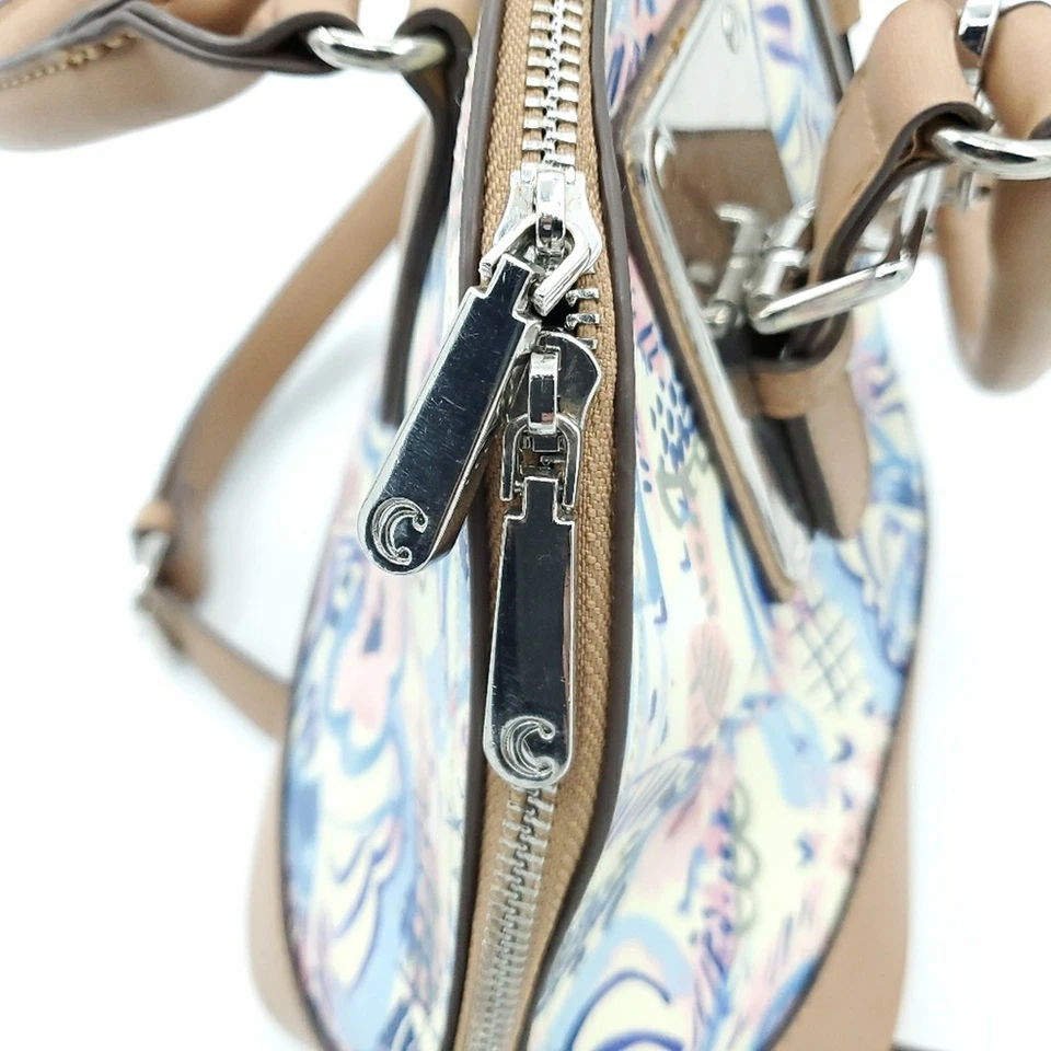 Charming Charlie Floral Pastel Watercolor Purse Handbag - Imagem 4 de 4