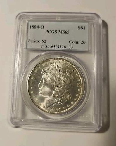 1884-O Morgan Silver Dollar - PCGS MS65