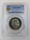 Toned 1964 MS65 Kennedy Half Silver Dollar PCGS Certified W/True View MS65