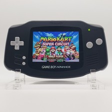 Black Funnyplaying Laminated IPS Backlit Gameboy Advance w/ Carrying Sleeve