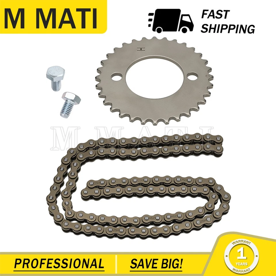 Cadena de leva de distribución con piñón 32T perno para Honda XL100 XL125 1976-1978 CT125 1977 Foto 4 de 4