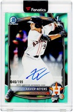 Xavier Neyens Astros Signed 2025 Bowman Chrome Prospect #CPA-XN #46/199 Card