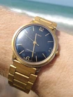 Vintage 1980 Timex Marlin Mechanical Watch Running English Dial