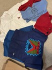 Vintage Camp Fire Girl White Blue Bird Blouse 2 Vest  3 Scarves Size 10 — photo 9