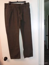 Men's Pants Weatherproof Vintage Brand, Size 36X30 Brown Work Casual, Nice, #1