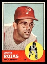 1963 Topps Baseball #221 Cookie Rojas EX/MT *h3