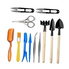  Mini Garden Tool Set, 12pcs Portable Gardening Hand Tools Set, Multiple 