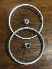 Odyssey T1000 Bmx Rims Wheel Set Red Mid School Vintage Acs 1993 Hubs Gt Auburn
