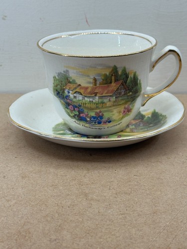 Vintage Royal Winton Ann Hathaways Cottage Tea Cup and Saucer Shakespeare Series