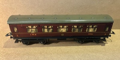 Hornby Spur 0 No.2 LMS 1./3. Korridor Reisebus - Originalverpackt