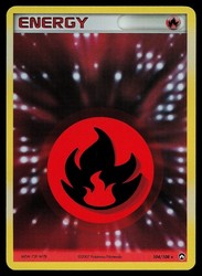 Fire Energy 104/108 Power Keepers Holo Rare
