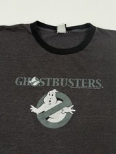 Vintage 2004 Ghostbusters Movie Promo Logo Spellout T-Shirt Size XL