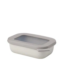 Cirqula Multi Bowl Rectangular 500 ml Nordic White-Food Storage Box-Stackable...