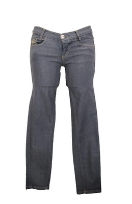 K13) Killah by Sixty Damen Jeans Hose ZIP TWIDDY Gr. 24 Neu Low Rise Slim Grau