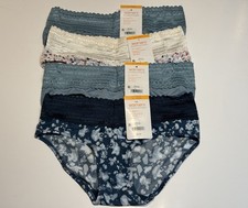 NWT 4 Warners No Pinching No Problems Hipster Microfiber Panties 5609J Size S 5