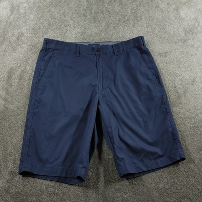 Blue Harbor M&S Shorts Herren W34 dunkelblau Chino Wandern Sommer Golf Freizeit