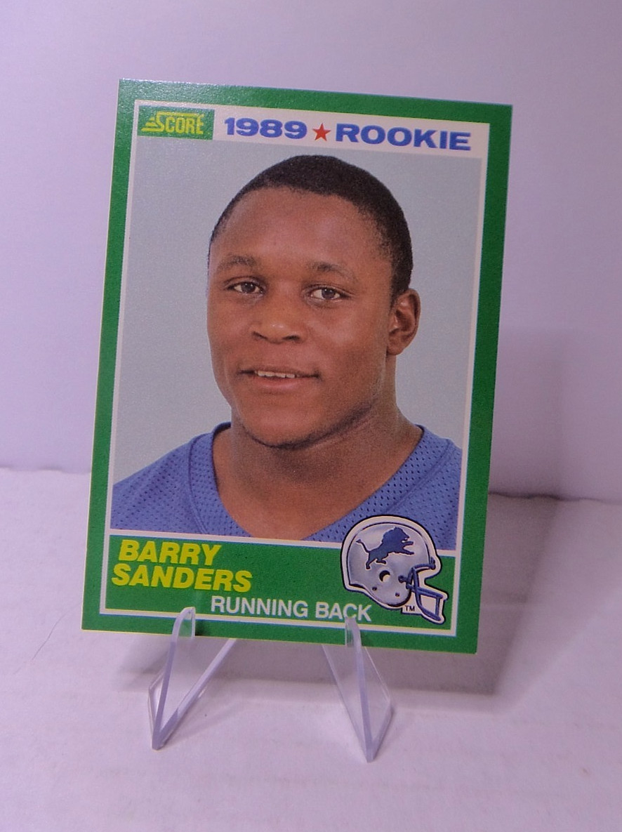 Barry Sanders 1989 Score Rookie Card RC #257 Detroit Lions HOF