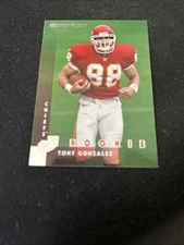 1997 Donruss Rookie RC Card #211 Tony Gonzalez Kansas City Chiefs NmMt Free Ship