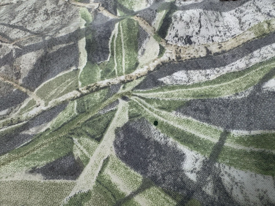 MOSSY OAK Camo Shirt Mens Large Obsession Hunting Button Performance Lightweight - Image 3 of 4