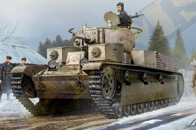 Soviet T-28 Tank Riveted 135