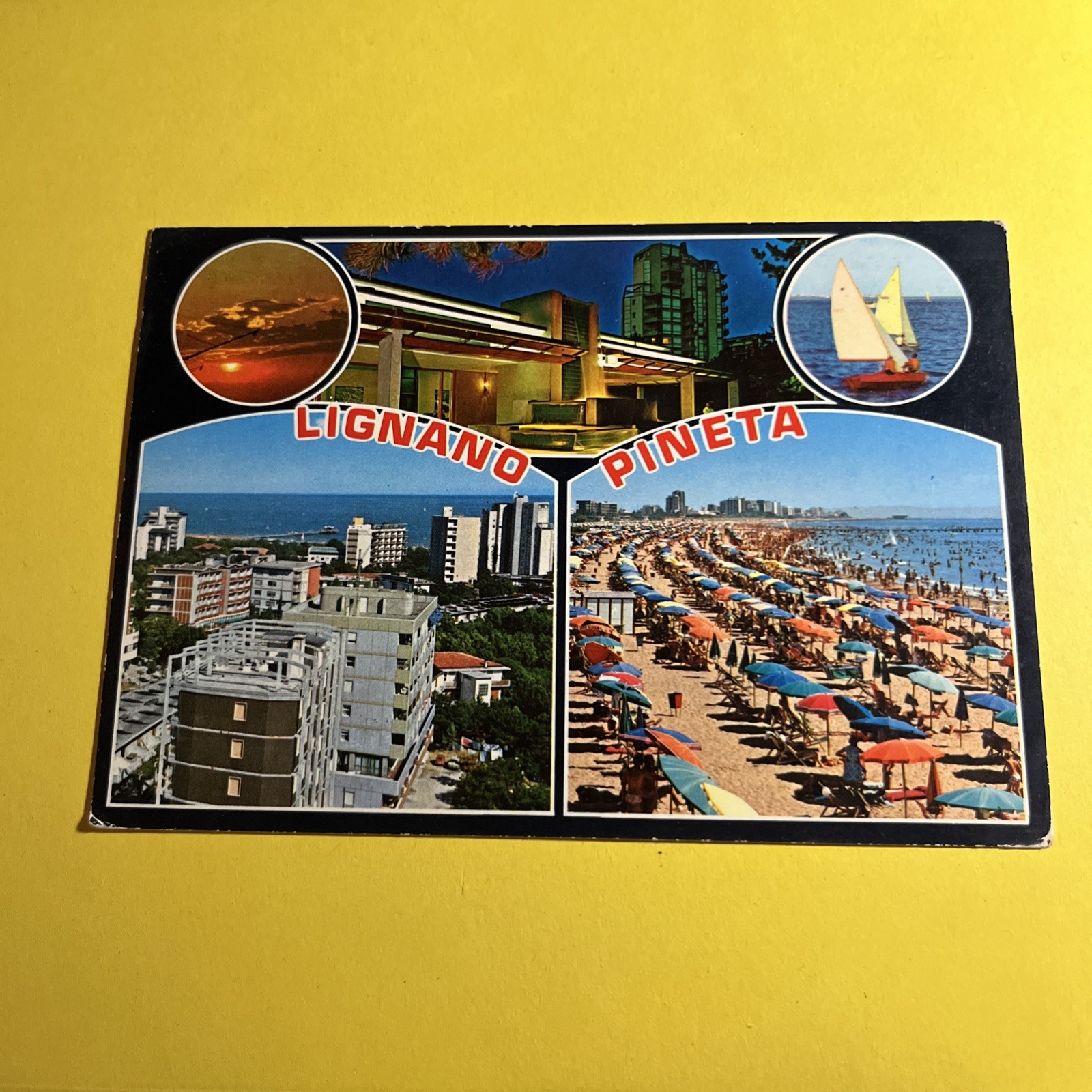LIGNANO PINETA - CARTOLINA VIAGGIATA COLLEZIONE