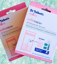 Dr. Talbot's Mom Milk Fresh Breastmilk Sensors 2 Pack New Sealed