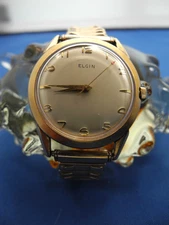 Elgin Gold  Durapower Automatic Watch 34mm Vintage