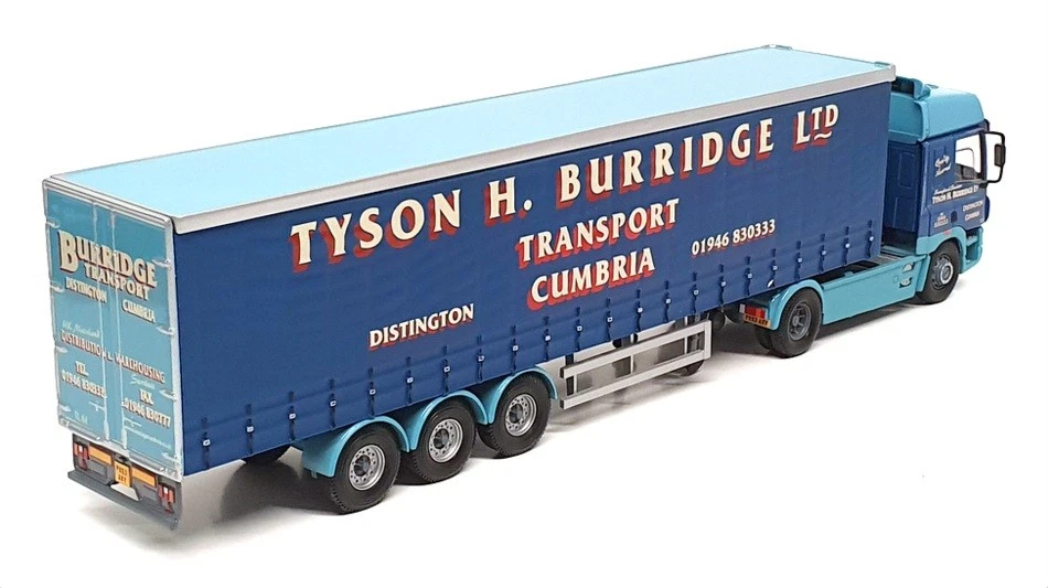 Corgi 1/50 Scale CC13603 - DAF CF Curtainside (Tyson H. Burridge Ltd) Blue - Bild 2 von 4